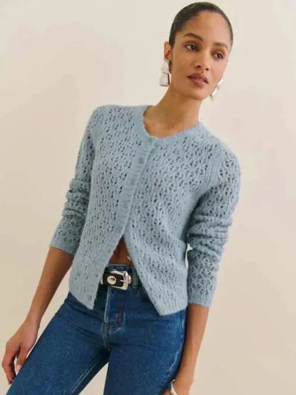 Reformation Clara Crew Cardigan
